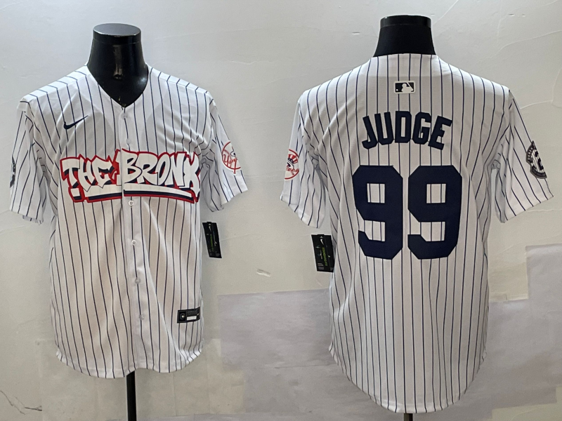 Men's New York Yankees Aaron Judge White Limited Jersey